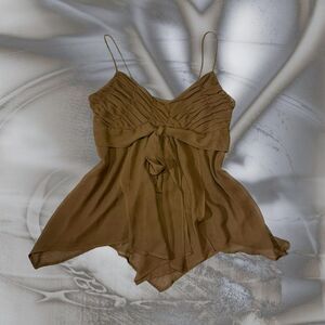 Dizzy-lizzy Women's Brown and Tan Vest